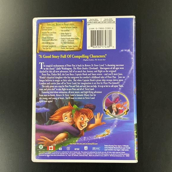 Peter Pan in Return to Neverland - DVD - Picture 2 of 4